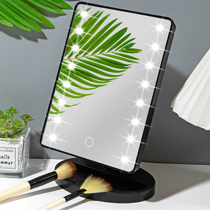 Led makeup mirror with Touch Control and Integrated LED - Modern Minimalist