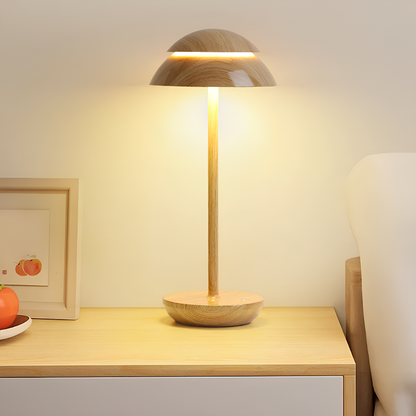 Scandinavian Minimalist Cordless LED Table Lamp - Dimmable Rechargeable Light