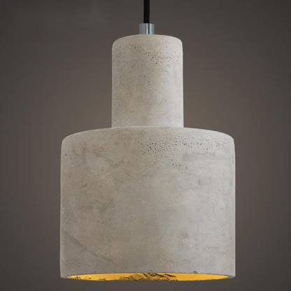 Modern Concrete Minimalist Pendant Light - Nordic Industrial Geometric Hanging Lamp