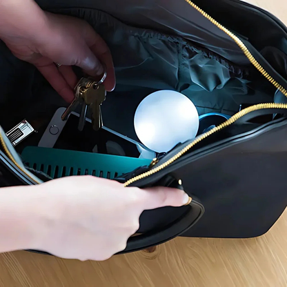 Glow Bag Charm LED Light - Portable Purse Keychain & Night Finder
