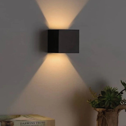 Adjustable Beam Cube Wall Light