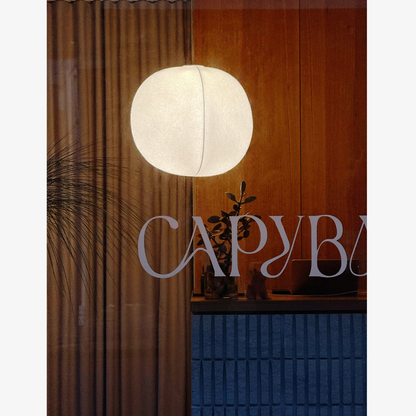 Modern Wabi-Sabi Fiber Pendant Light - Minimalist Cloud-Inspired Hanging Lamp