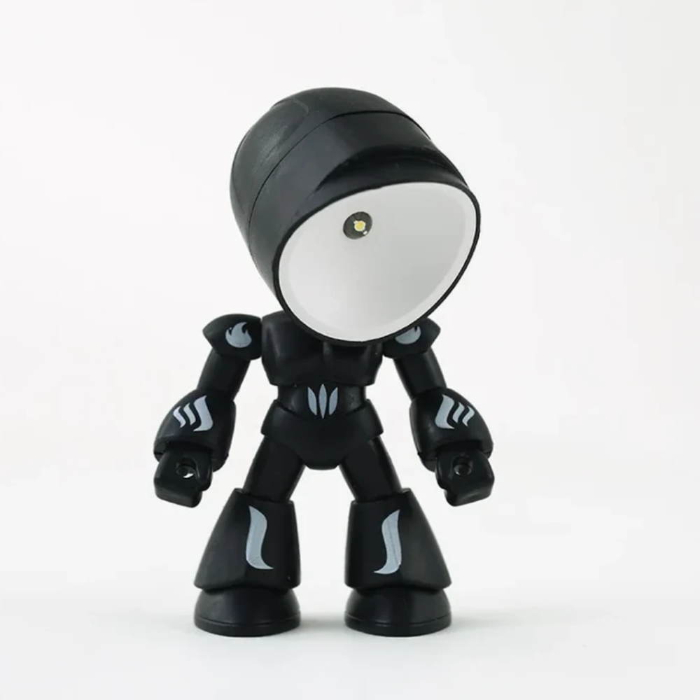 Modern Robot-Inspired Mini LED Lamp - Playful Character Accent Nightlight