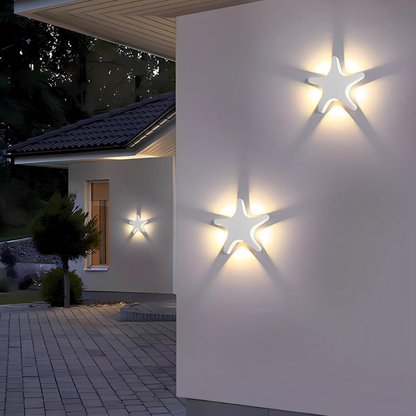 Permanent Outdoor House Lights with Nature-Inspired Silhouettes - Modern Sconce