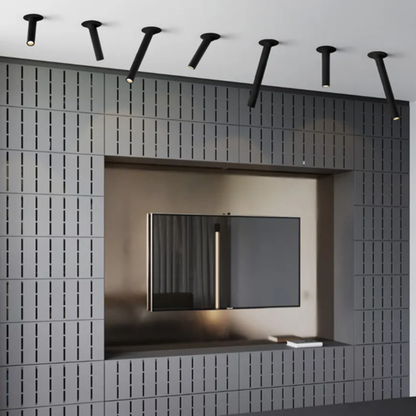 Directional Aluminum Track Style Pendant - Minimalist Indoor Lighting