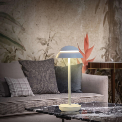 Scandinavian Minimalist Cordless LED Table Lamp - Dimmable Rechargeable Light
