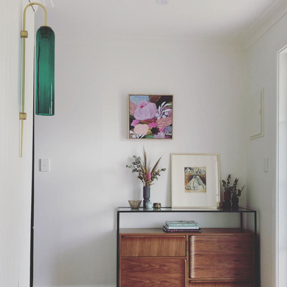 Modern Capsule Glass Wall Sconce - Elongated Gooseneck Pill Light