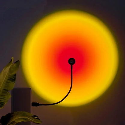 LED Sunset Lamp with 13 Color Modes - Portable Photography Modern