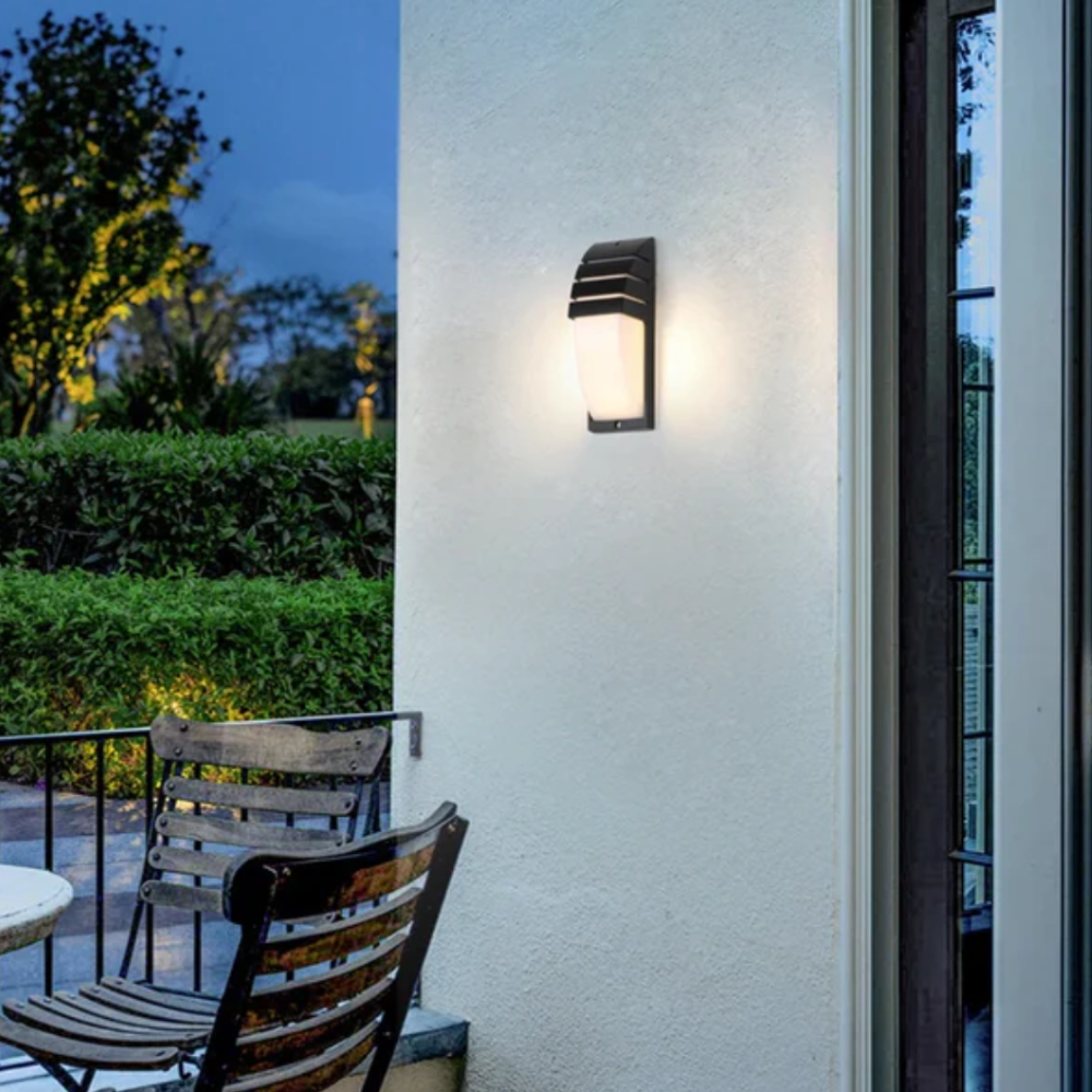 Entryway Light Fixtures with Motion Sensor - Modern Aluminum Wall Sconce