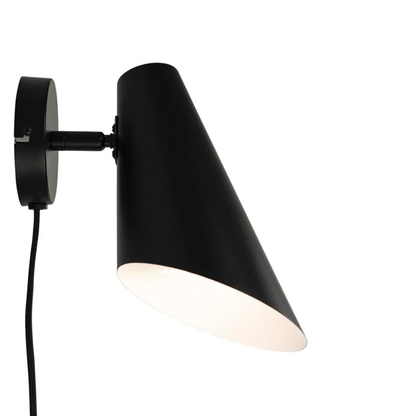 Architectural Matte Metal Wall Sconce - Minimalist Directional Wall Light