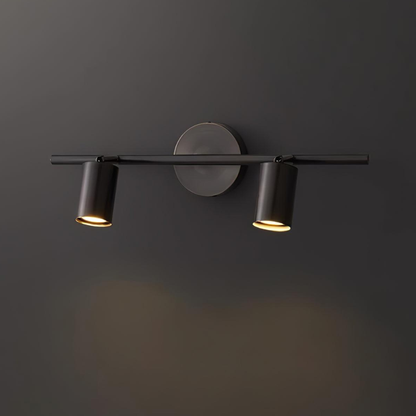 Led vanity lights with Adjustable Twin Cylinder Heads - Industrial Modern
