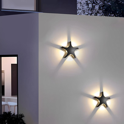 Permanent Outdoor House Lights with Nature-Inspired Silhouettes - Modern Sconce