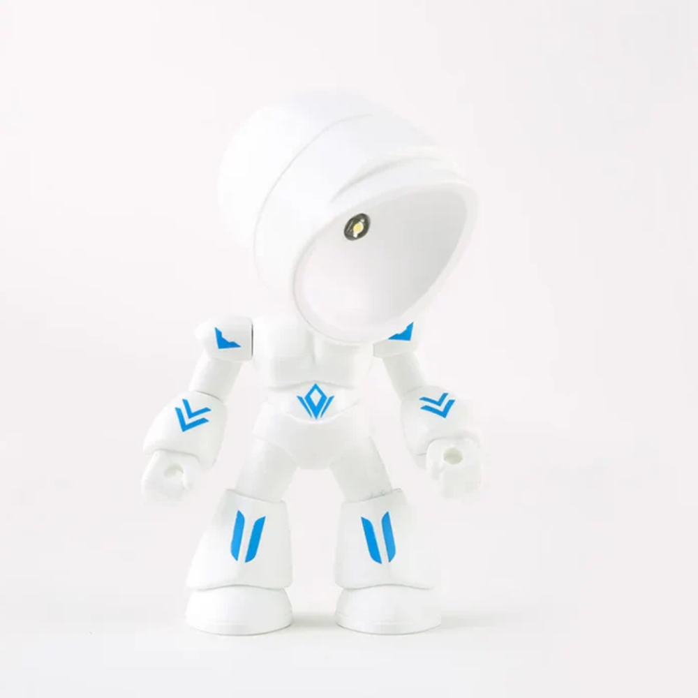 Modern Robot-Inspired Mini LED Lamp - Playful Character Accent Nightlight
