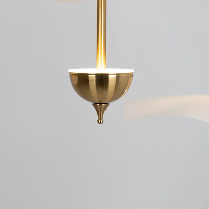 Modern Wavy Wing Pendant Light - Sculptural Floating Ribbon Hanging Lamp