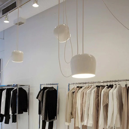 Modern Draped Bell Pendant Light - Multi-Cable Adjustable Pendant Lights