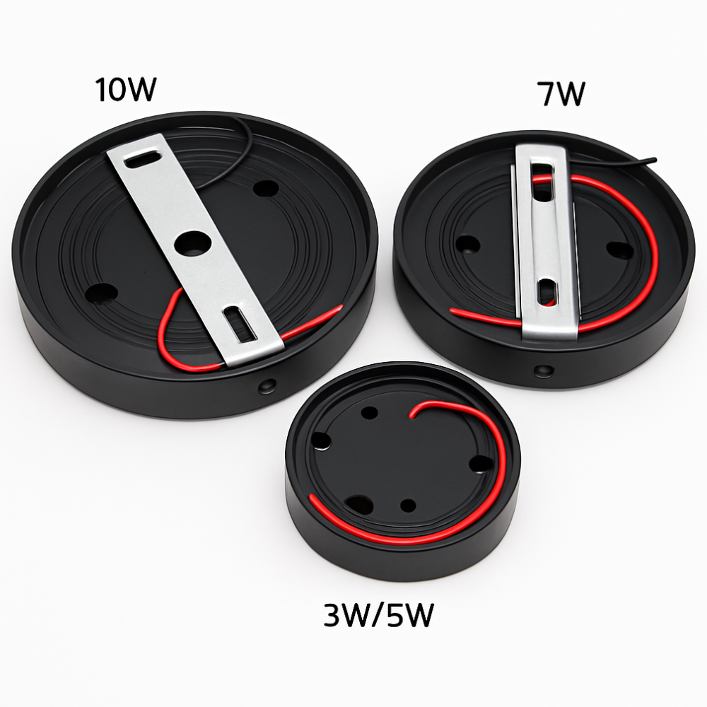 LED Undercabinet Lights with Surface Mounted Aluminum Housing - Mini Spotlight
