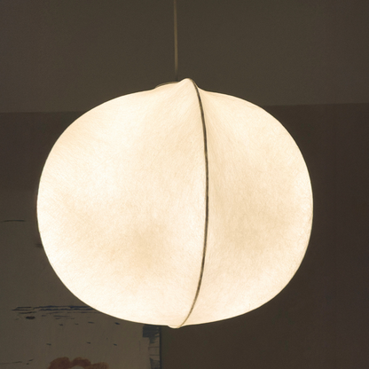 Modern Wabi-Sabi Fiber Pendant Light - Minimalist Cloud-Inspired Hanging Lamp