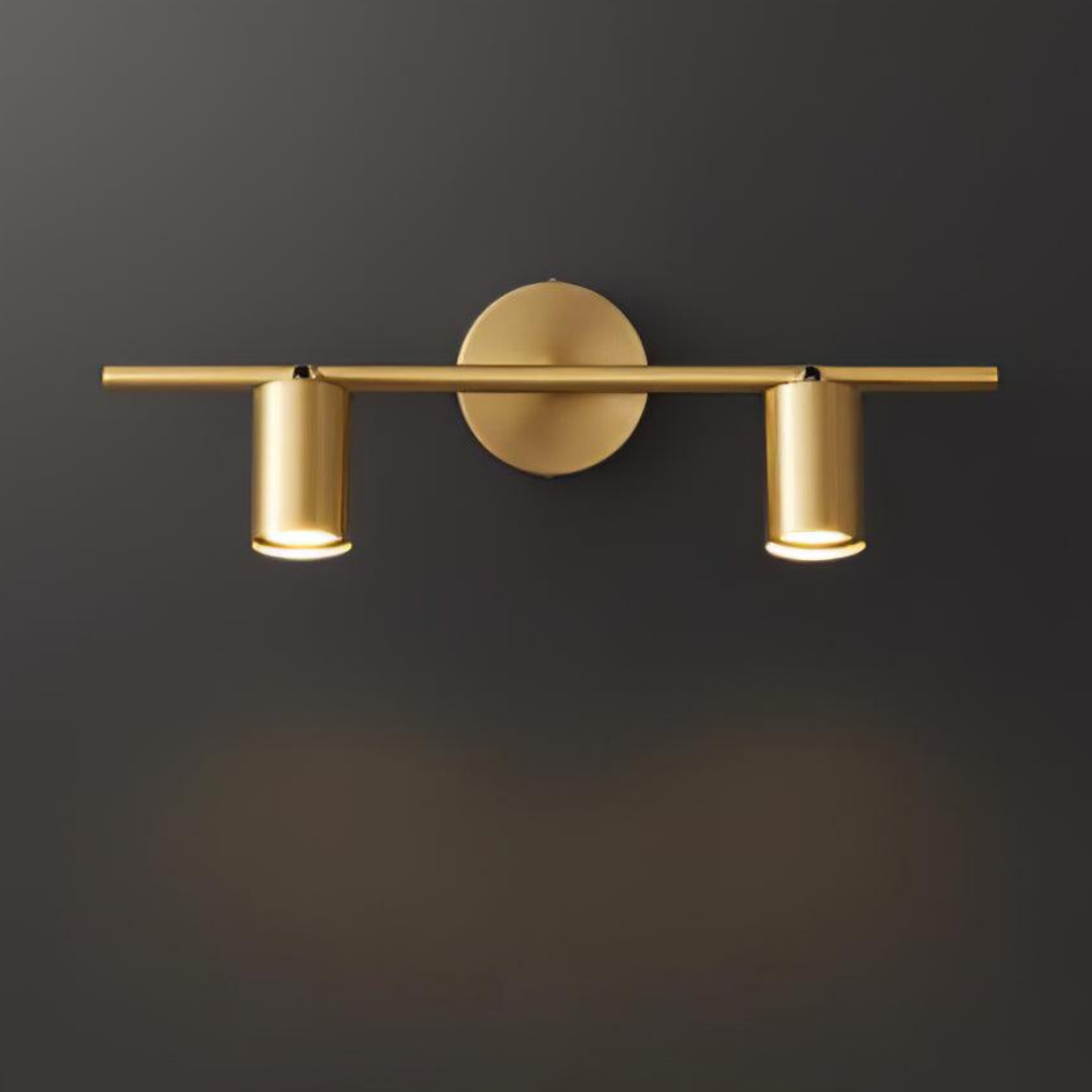 Led vanity lights with Adjustable Twin Cylinder Heads - Industrial Modern