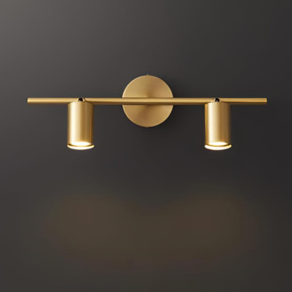 Led vanity lights with Adjustable Twin Cylinder Heads - Industrial Modern