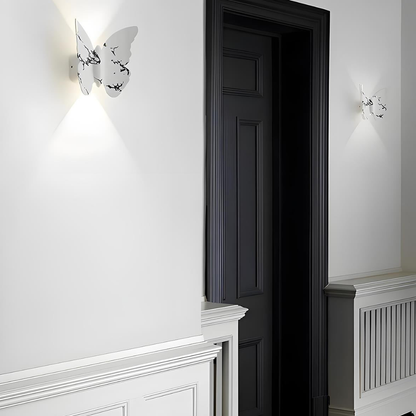 Permanent Outdoor House Lights with Nature-Inspired Silhouettes - Modern Sconce