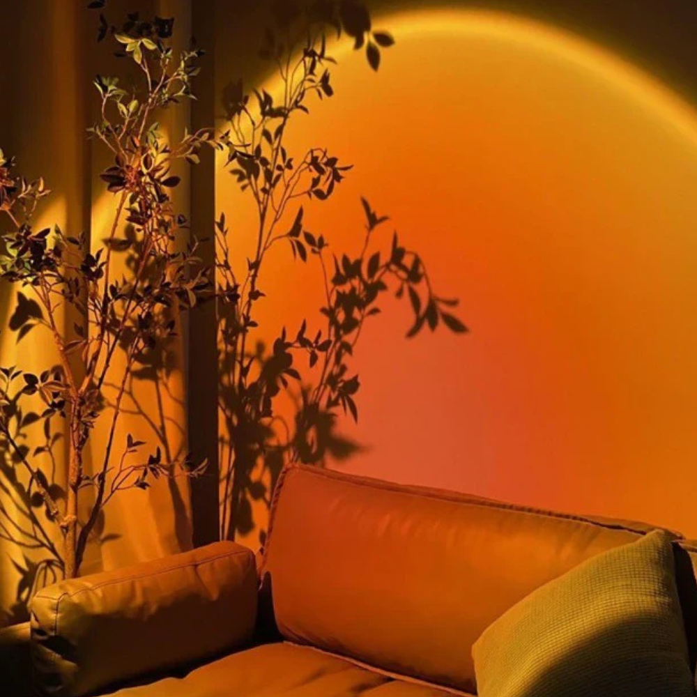 LED Sunset Lamp with 13 Color Modes - Portable Photography Modern