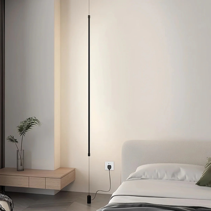 Adjustable Floor Lamp with Floor-to-Ceiling Vertical Line - High Modern Minimalist