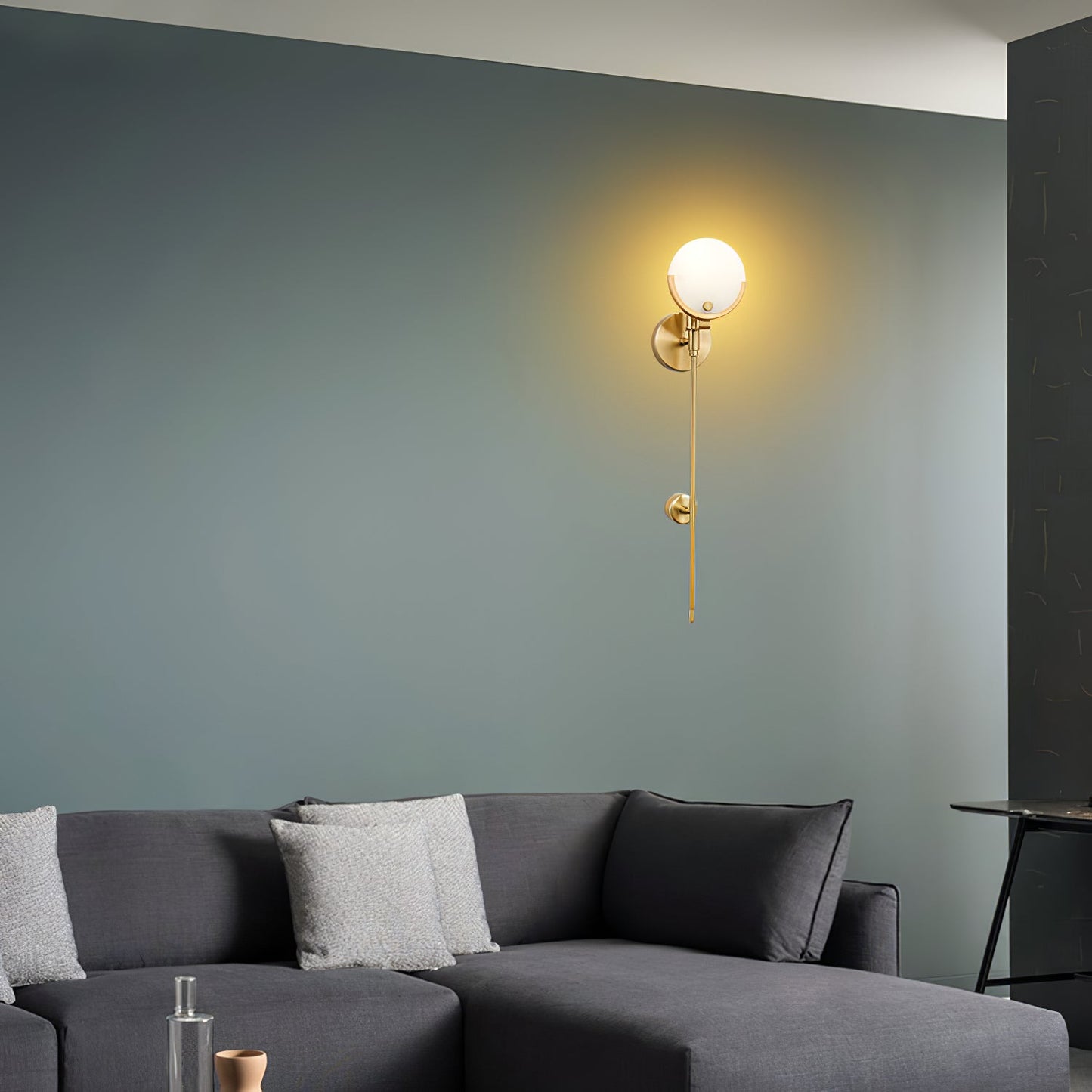 Scepter Brass Wall Sconce