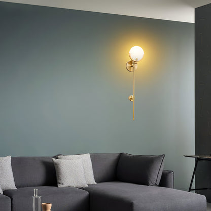 Scepter Brass Wall Sconce