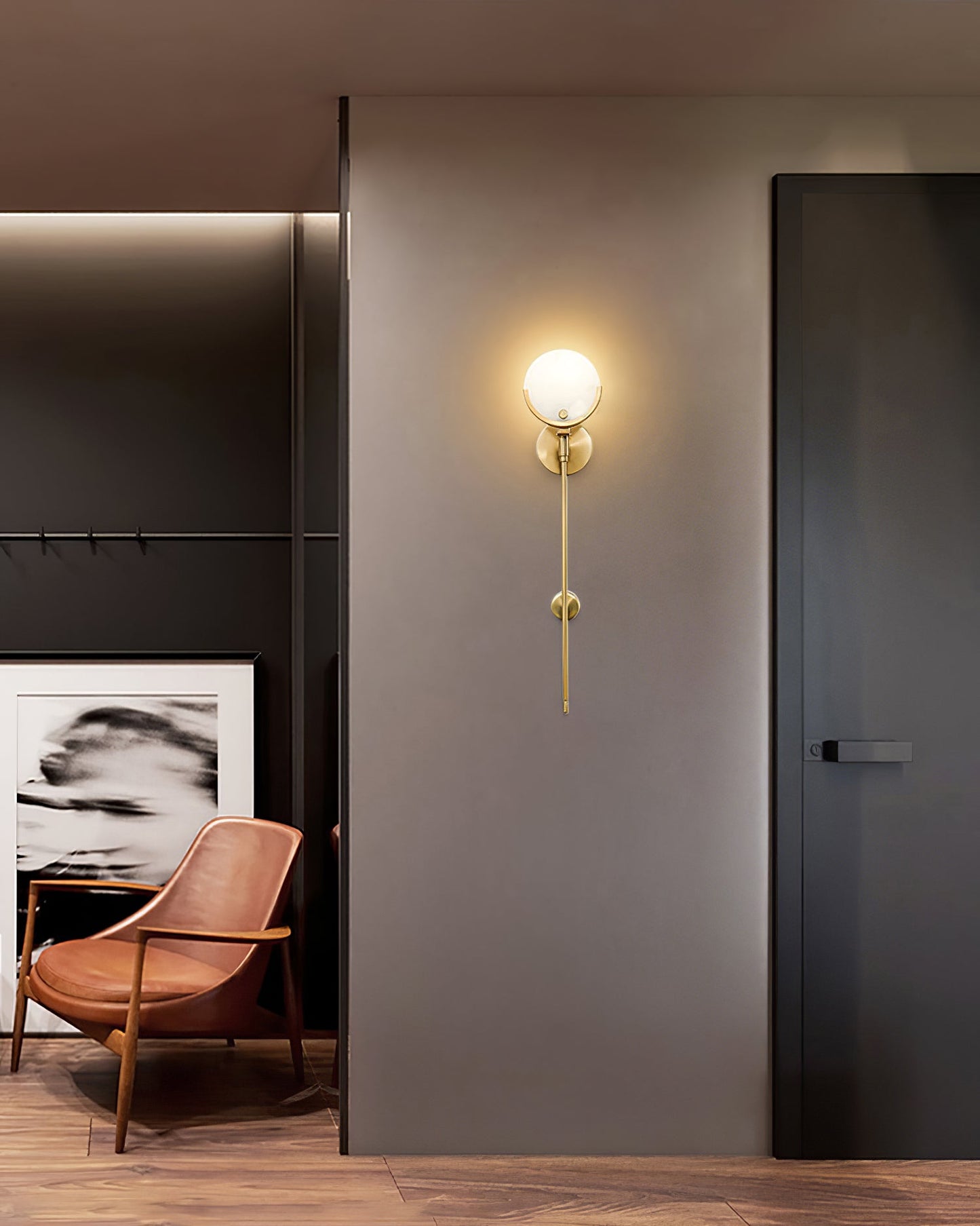 Scepter Brass Wall Sconce