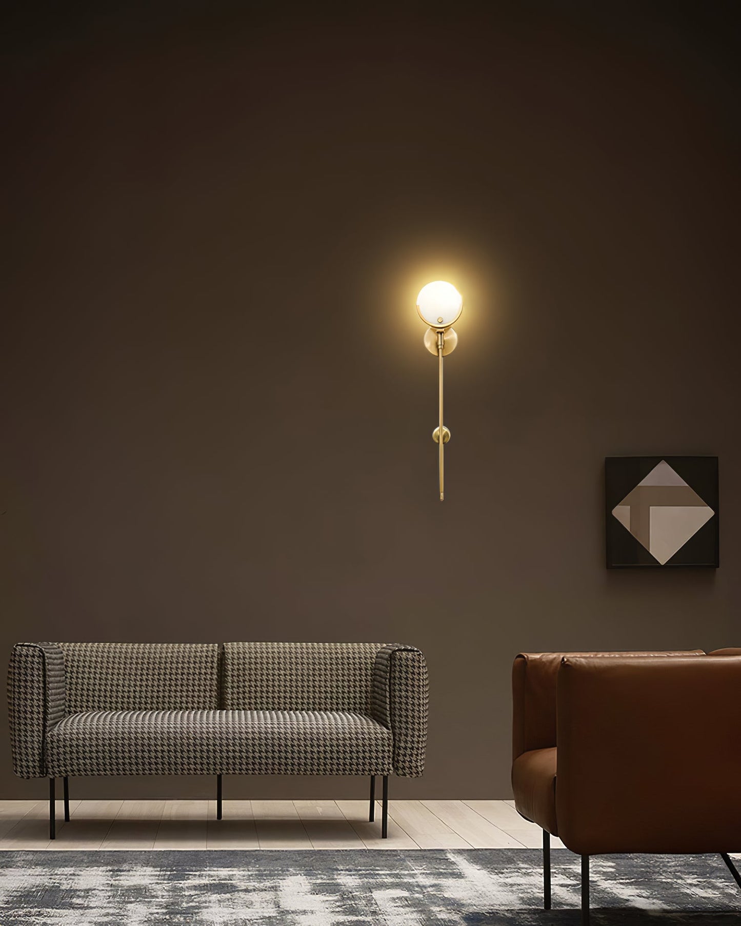 Scepter Brass Wall Sconce
