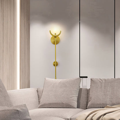 Scepter Brass Wall Sconce
