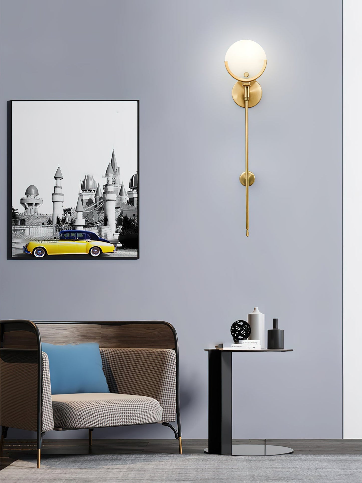 Scepter Brass Wall Sconce