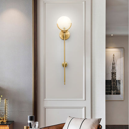 Scepter Brass Wall Sconce