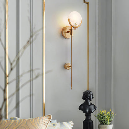 Scepter Brass Wall Sconce