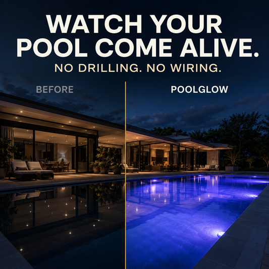 PoolGlow - RGB Pool Lights with Remote & Timer - Waterproof, Battery Operated