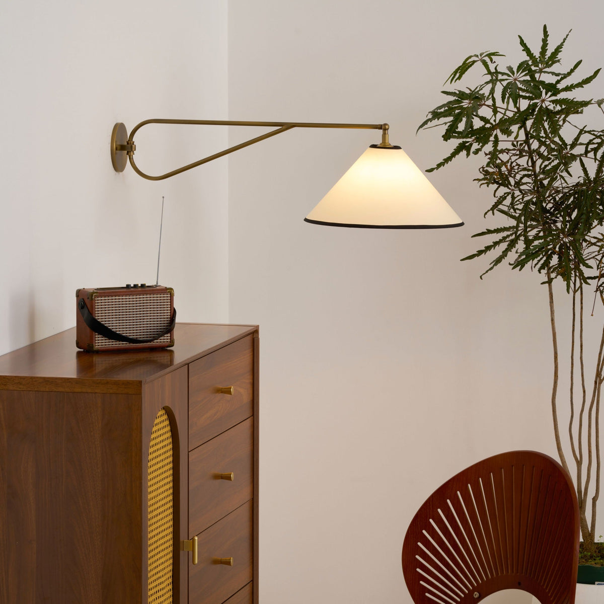 Lectern Brass Wall Light