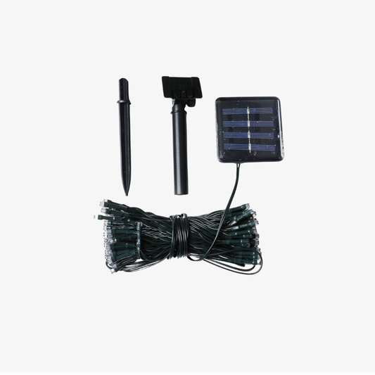 Weather-Ready Solar Outdoor String Lights - Warm White LED Fairy