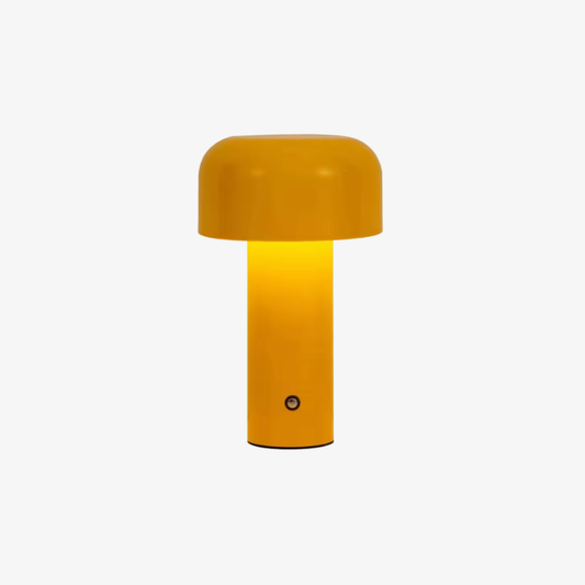 Mushroom Table Lamp Rechargeable LED with Adjustable Brightness - Mid Century