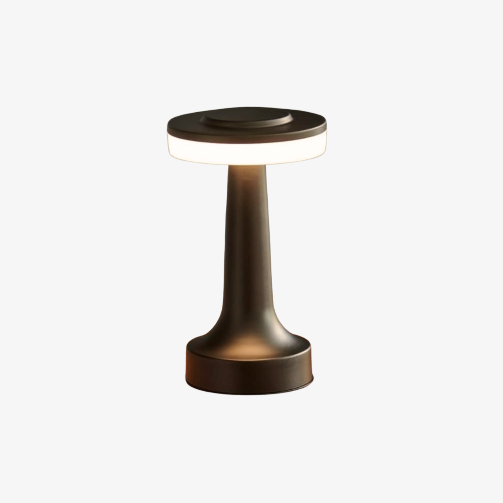 Cordless LED Disc Touch Lamp