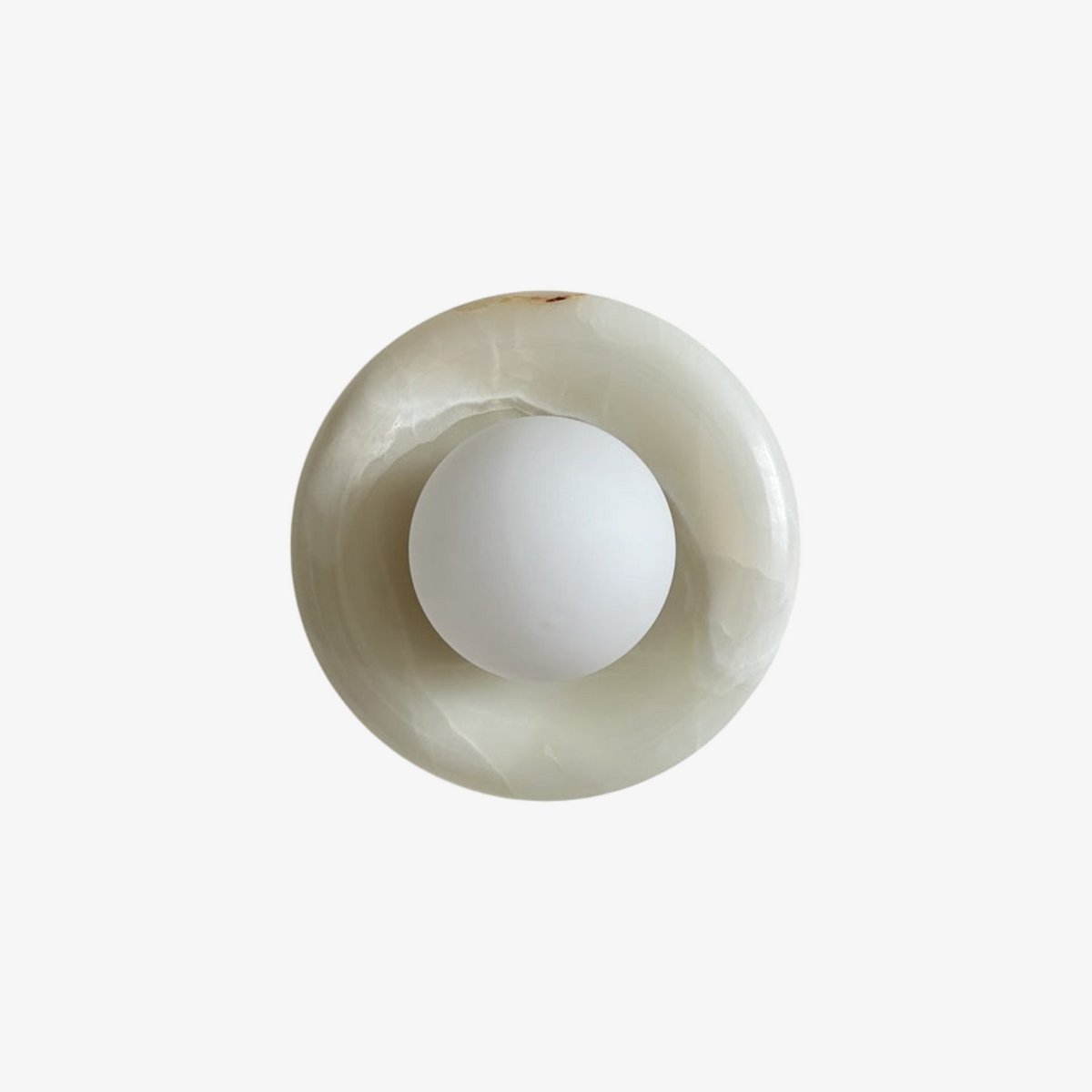 Palma White Jade Sconce