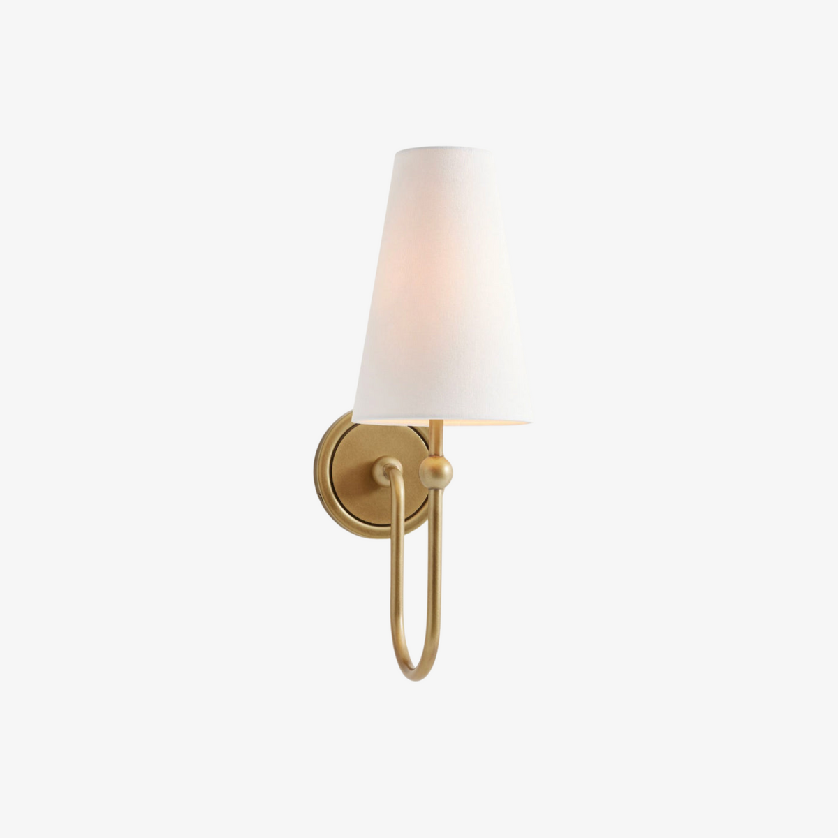 Stirrup Brass Wall Sconce