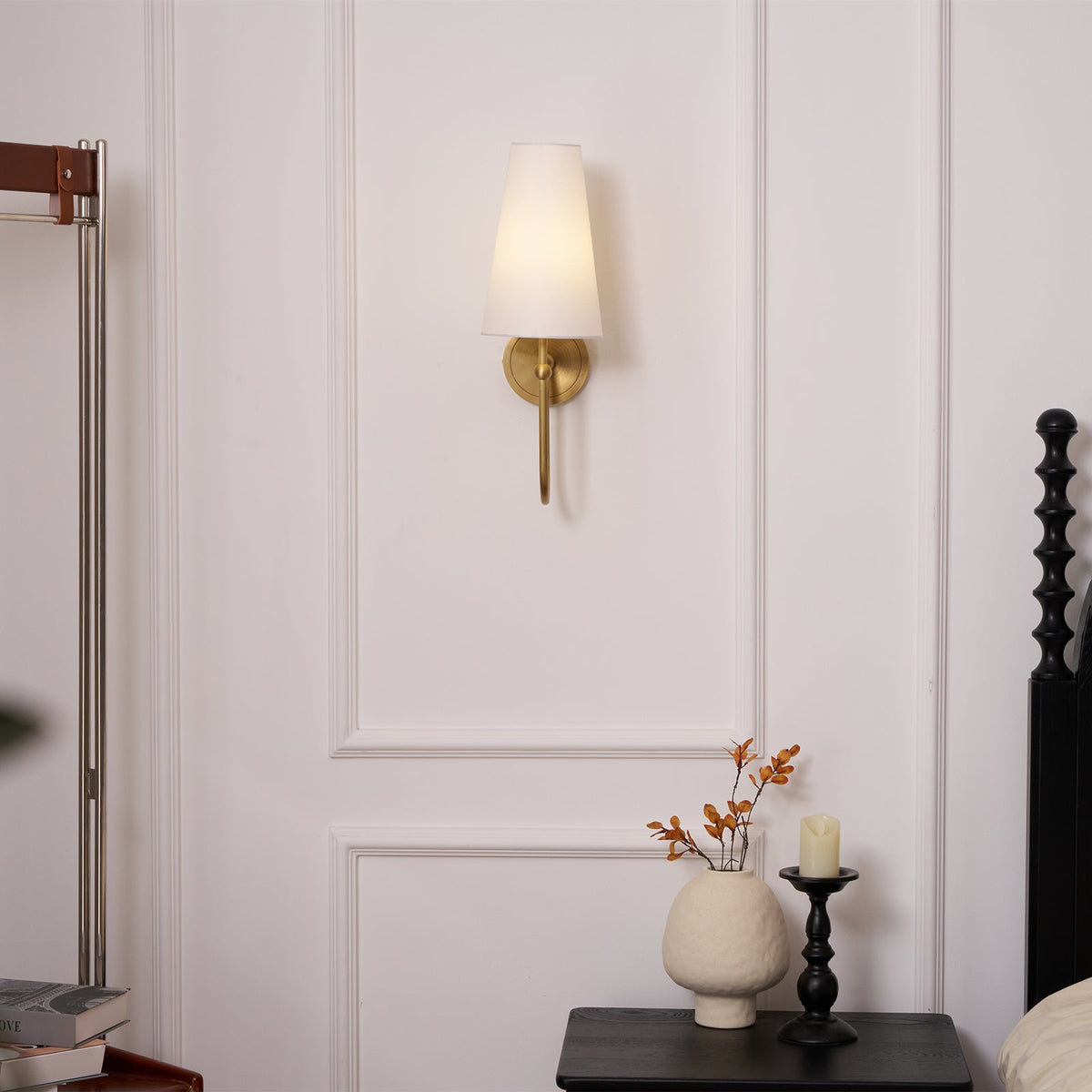 Stirrup Brass Wall Sconce