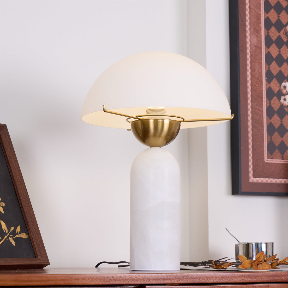 Plinth Stone Table Lamp