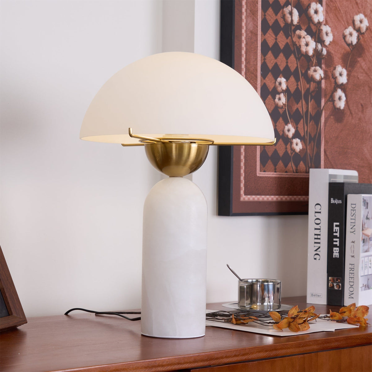 Plinth Stone Table Lamp