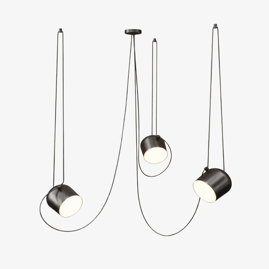 Modern Draped Bell Pendant Light - Multi-Cable Adjustable Pendant Lights