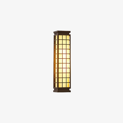 Porch Light with Stainless Steel Housing and Stone Texture - Weather Ready