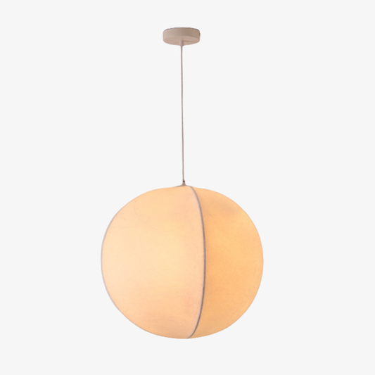 Modern Wabi-Sabi Fiber Pendant Light - Minimalist Cloud-Inspired Hanging Lamp